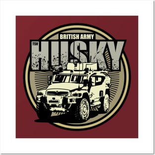 British Army Husky TSV Posters and Art